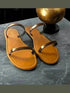 Two Strand Gun Metal Flats - cunei